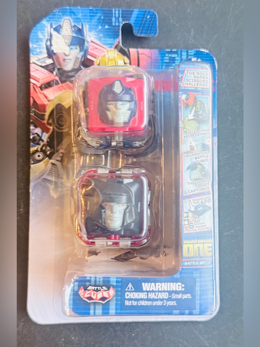 New Transformers One Battle Cube/Optimus Prime v Megatron Set
